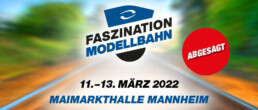 Faszination Modellbahn Internationale Messe für Modelleisenbahnen, Specials & Zubehör Newsletter Header 2022 abgesagt de uai