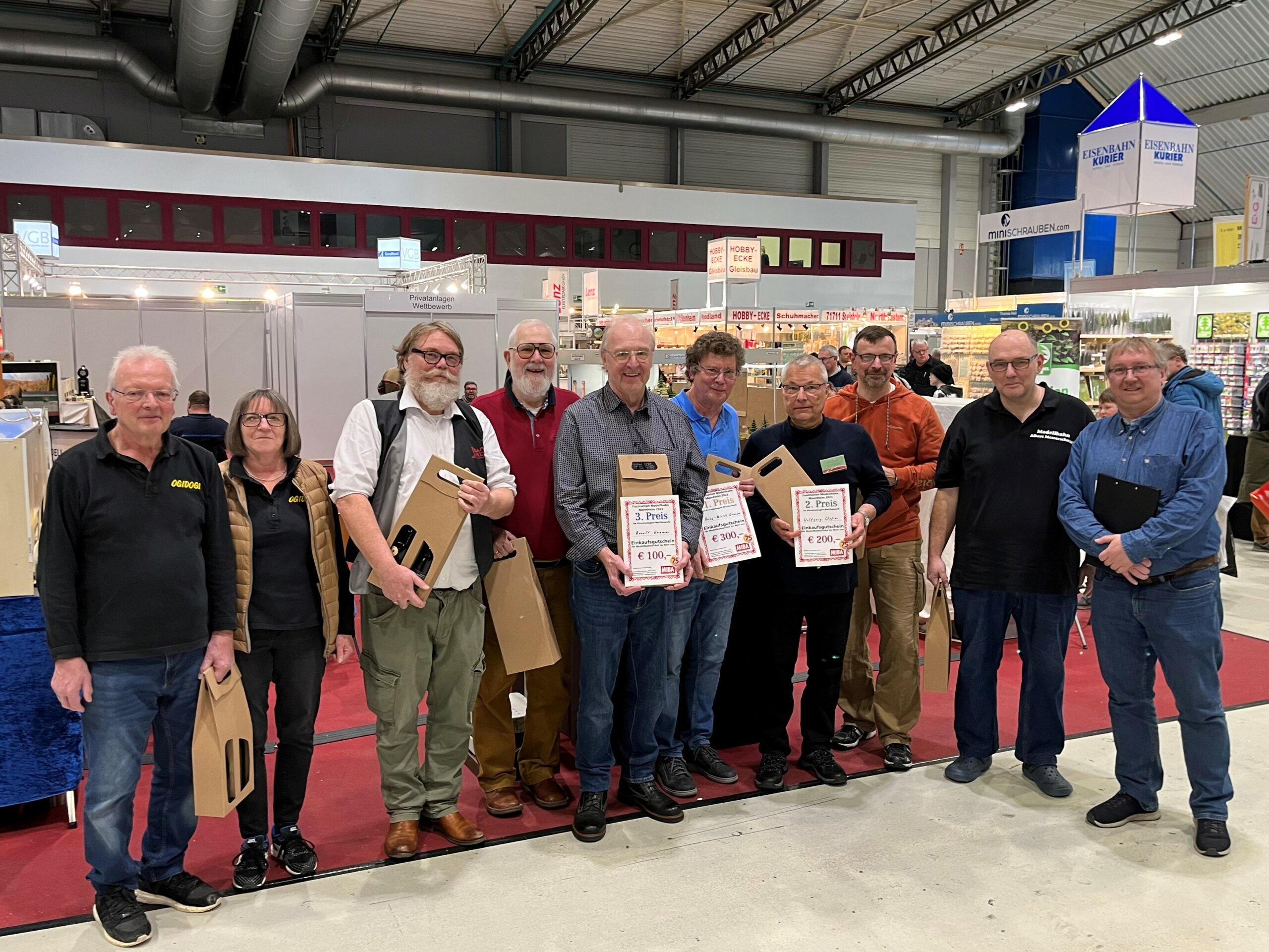 Faszination Modellbahn Internationale Messe für Modelleisenbahnen, Specials & Zubehör Bild Siegerehrung Privatanlagen Wettbewerb 2023 scaled
