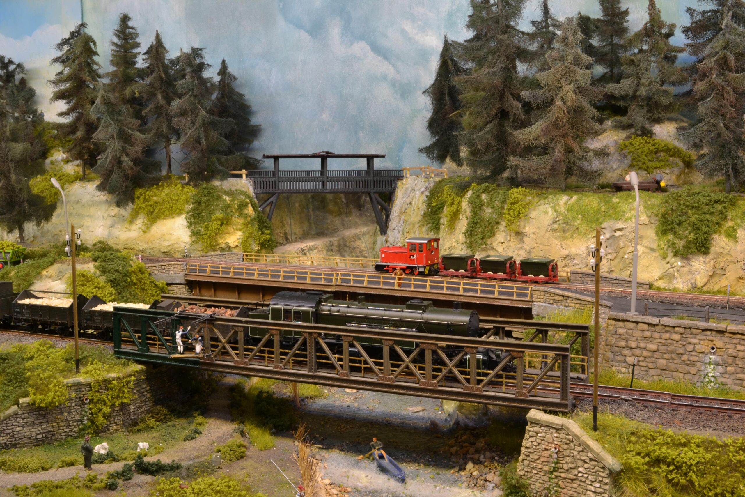 O Scale Brick Arch Bridge – 12" Model Railroad Scenery For O Gauge Trains By Dechant's Railroad Express