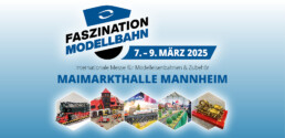 Faszination Modellbahn International Fair for Model Railways, Specials & Accessories Header Modellbahn 2025 1806 x 875 uai